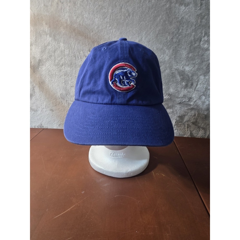 Chicago Cubs Men's Hat Blue Adjustable Strapback MLB 47 Brand Clean Up Cap